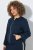 Ulla Popken 851040 Hanorac cu fermoar Bleumarin - Hanorace fără glugă - Bluze de trening pentru femei