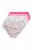 Ulla Popken 851140 Chiloți cu flori set de 5 Roz - Chiloți - 