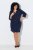 Ulla Popken 851220 Rochie cu mânecă 3/4 Bleumarin - Rochii - Rochii pentru toate mărimile