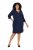 Ulla Popken 851220 Rochie cu mânecă 3/4 Bleumarin - Rochii - Rochii pentru toate mărimile