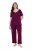 Ulla Popken 851245 Pijama Roșu fructe de pădure - Pijamale/Haine de casă - 