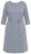 Ulla Popken 851666 Rochie midi în dungi cu mânecă 3/4 Gri melanj - Rochii midi - Rochii midi la marimi mari