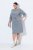 Ulla Popken 851666 Rochie midi în dungi cu mânecă 3/4 Gri melanj - Rochii midi - Rochii midi la marimi mari