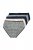 Ulla Popken 851687 Chiloți cu model set de 5 Albastru deschis - Chiloți - 