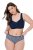 Ulla Popken 851730 Chiloți cu model set de 5 Albastru deschis - Chiloți - 