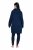 Ulla Popken 851749 Rochie de casă în carouri cu glugă Bleumarin - Pijamale/Haine de casă - 