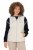 Ulla Popken 851781 Vestă matlasată cu glugă Alb unt - Veste - 
