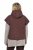 Ulla Popken 851785 Vestă matlasată oversize cu glugă Maro - Veste - 