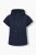 Ulla Popken 851785 Vestă matlasată oversize cu glugă Bleumarin - Veste - 