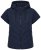 Ulla Popken 851785 Vestă matlasată oversize cu glugă Bleumarin - Veste - 