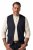JP1880 851800 Vestă din tweed cu model spic Bleumarin - Costume - Costume Bărbați mărimi mari