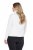 Ulla Popken 851833 Vestă matlasată cu guler înalt Alb unt - Veste - 
