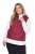 Ulla Popken 851833 Vestă matlasată cu guler înalt Roșu - Veste - 