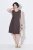 Ulla Popken 852190 Rochie din jerseu Maro mahon - Rochii de vară - Rochii de vară marimi mari