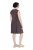 Ulla Popken 852190 Rochie din jerseu Maro mahon - Rochii de vară - Rochii de vară marimi mari