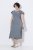 Ulla Popken 852218 Rochie midi cu mânecă scurtă Gri - Rochii midi - Rochii midi la marimi mari