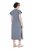 Ulla Popken 852218 Rochie midi cu mânecă scurtă Gri - Rochii midi - Rochii midi la marimi mari