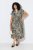 Ulla Popken 852257 Rochie maxi imprimată Taupe - Rochii maxi - Rochii maxi marimi mari