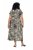 Ulla Popken 852257 Rochie maxi imprimată Taupe - Rochii maxi - Rochii maxi marimi mari