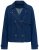 Ulla Popken 852266 Geacă de blugi la două rânduri în stil trench Albastru denim - Geci - Jachete de damă marimi mari
