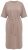Ulla Popken 852288 Rochie midi cu mânecă scurtă și cordon de legat Maro deschis - Rochii midi - Rochii midi la marimi mari