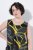 Ulla Popken 852329 Rochie din jerseu în dungi Verde măsliniu - Rochii din jerseu - 