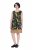 Ulla Popken 852329 Rochie din jerseu în dungi Verde măsliniu - Rochii din jerseu - 