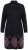 Ulla Popken 852597 Rochie tricotată imprimată cu guler înalt Neagră - Rochii tricotate - 