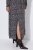 Ulla Popken 852606 Rochie maxi imprimată Neagră - Rochii maxi - Rochii maxi marimi mari