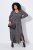 Ulla Popken 852606 Rochie maxi imprimată Neagră - Rochii maxi - Rochii maxi marimi mari