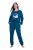Ulla Popken 852725 Pantaloni de casă Petrol - Pijamale/Haine de casă - 