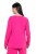 Ulla Popken 852747 Bluză de pijama cu mânecă lungă Roz - Pijamale/Haine de casă - 