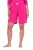 Ulla Popken 852752 Pantaloni scurți de pijama în dungi set de 2 Roz - Pijamale/Haine de casă - 