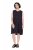 Ulla Popken 852824 Rochie cu flori Neagră - Rochii de vară - Rochii de vară marimi mari