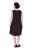 Ulla Popken 852824 Rochie cu flori Neagră - Rochii de vară - Rochii de vară marimi mari
