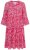 Ulla Popken 852841 Rochie cu flori și volane Magenta - Rochii midi - Rochii midi la marimi mari