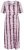 Ulla Popken 852854 Rochie midi în dungi Maro - Rochii midi - Rochii midi la marimi mari