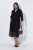 Ulla Popken 852937 Rochie din jerseu Neagră - Rochii din jerseu - 
