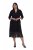 Ulla Popken 852937 Rochie din jerseu Neagră - Rochii din jerseu - 
