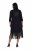 Ulla Popken 852937 Rochie din jerseu Neagră - Rochii din jerseu - 