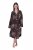 Ulla Popken 853204 Halat cu flori Maro - Halate - 