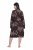 Ulla Popken 853204 Halat cu flori Maro - Halate - 