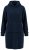 Ulla Popken 853353 Rochie de casă cu glugă Bleumarin - Pijamale/Haine de casă - 