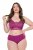 Ulla Popken 853458 Chiloți set de 5 Albastru regal - Chiloți - 