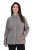 Ulla Popken 853668 Geacă din polar cu guler înalt Gri - Haine fleece - 