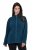 Ulla Popken 853668 Geacă din polar cu guler înalt Petrol - Haine fleece - 
