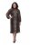 Ulla Popken 853788 Rochie din șifon cu imprimeu animal Maro deschis - Rochii maxi - Rochii maxi marimi mari