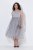 Ulla Popken 853879 Rochie midi în formă de A Gri - Rochii midi - Rochii midi la marimi mari