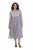 Ulla Popken 853879 Rochie midi în formă de A Gri - Rochii midi - Rochii midi la marimi mari