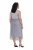 Ulla Popken 853879 Rochie midi în formă de A Gri - Rochii midi - Rochii midi la marimi mari